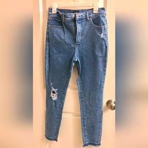 Express Jeans, skinny high rise (sz 12R)